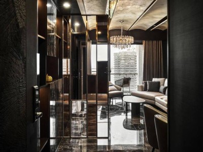 99平，移景入室 荡漾金色波光为家景│奢华风│