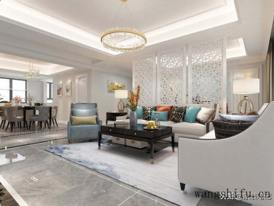 130㎡的家装简约美式，简洁有设计感，整体那叫一个高大上，很美