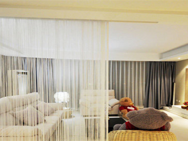 南北通透客厅怎么隔断