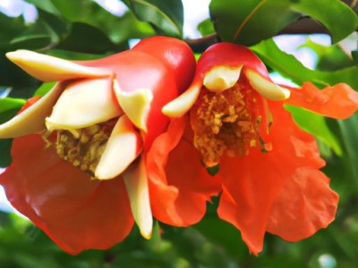 石榴花开放的季节