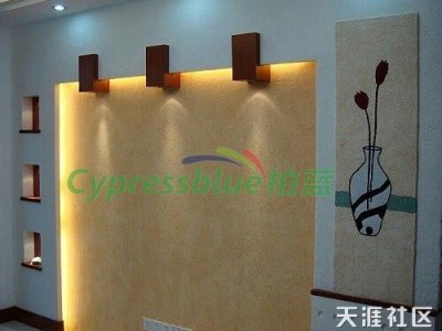 柏蓝多彩生态墙衣，点亮绿色家居生活