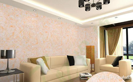 新型内墙装修材料墙衣效果展示