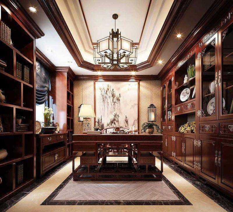 古典中式别墅装修设计凸显东方意蕴
