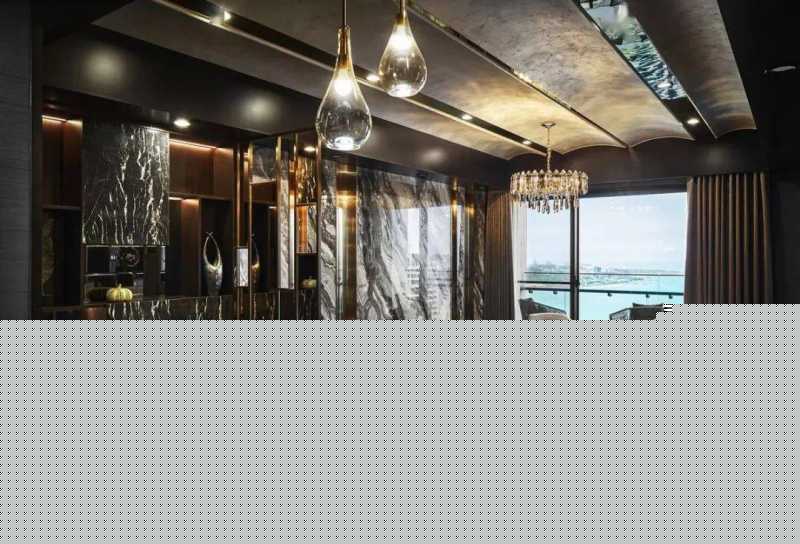 99平，移景入室 荡漾金色波光为家景│奢华风│