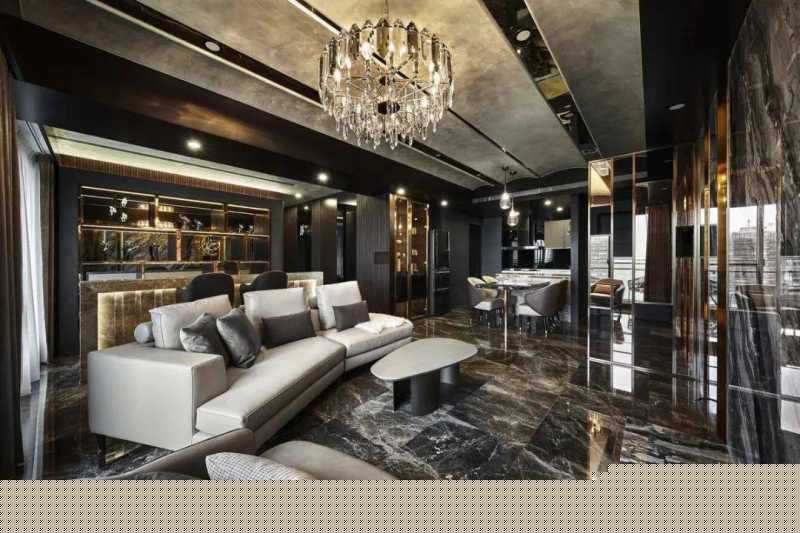 99平，移景入室 荡漾金色波光为家景│奢华风│