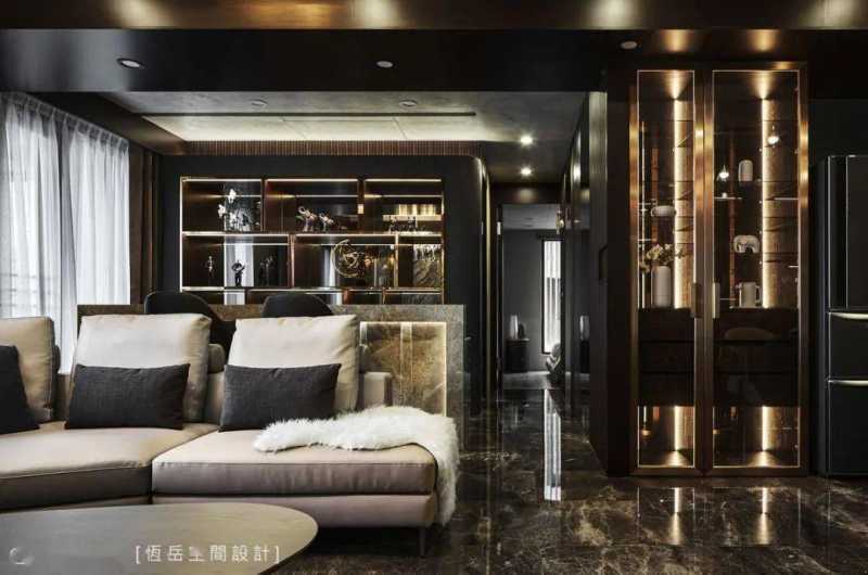 99平，移景入室 荡漾金色波光为家景│奢华风│