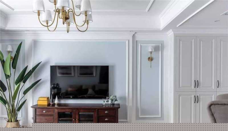 电视背景墙应该这样设计，你家只是电视挂墙上！