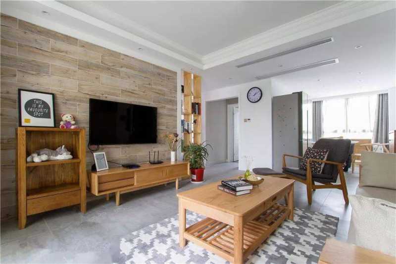 电视背景墙应该这样设计，你家只是电视挂墙上！