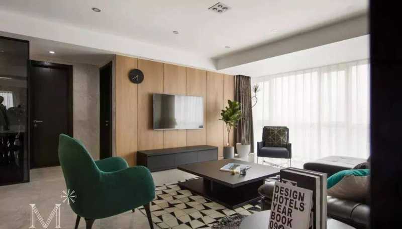 电视背景墙应该这样设计，你家只是电视挂墙上！