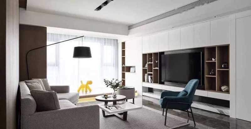 电视背景墙应该这样设计，你家只是电视挂墙上！