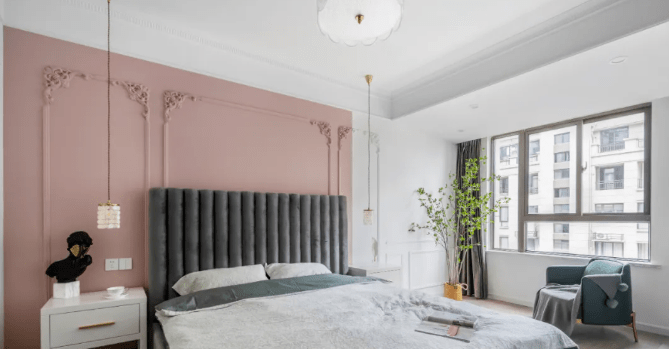 7个床头背景墙设计方案，美翻天，告别了大白墙，瞬间高大上