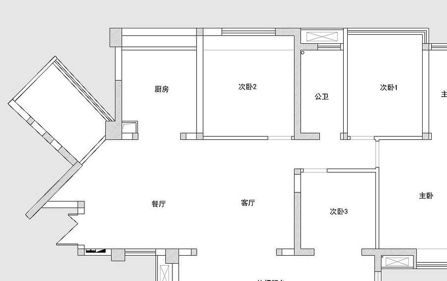 参观邻居三口之家，140㎡横厅户型装新中式，进门玄关就圈粉无数
