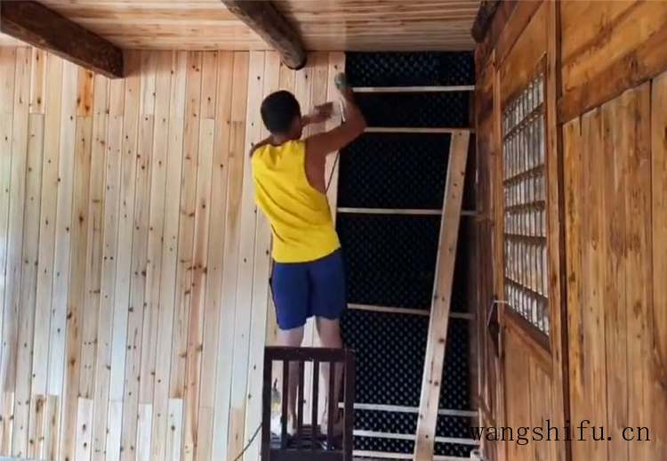 他用1个月时间，将乡下废旧木屋，变成舒适小家，住后不想回城里 旧房翻新 第10张 他用1个月时间，将乡下废旧木屋，变成舒适小家，住后不想回城里 旧房翻新 粉刷匠第10张