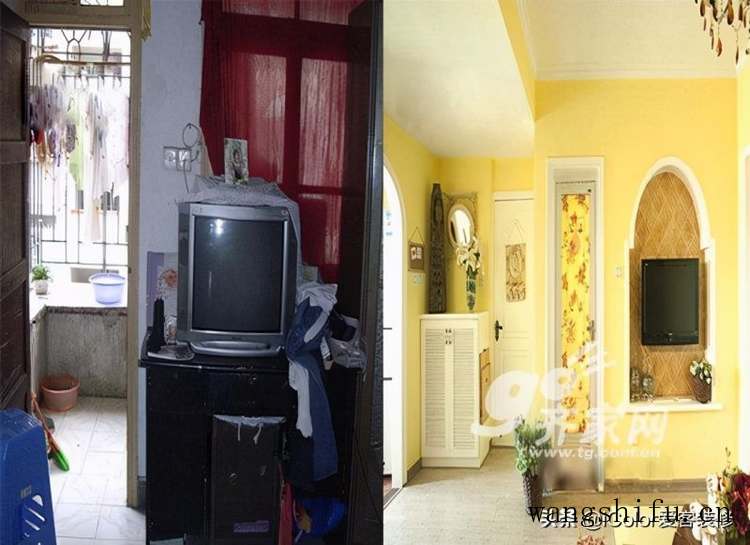 2万元翻新50平米古旧二手房蜕变田园温馨居 旧房翻新 第3张 2万元翻新50平米古旧二手房蜕变田园温馨居 旧房翻新 粉刷匠第3张