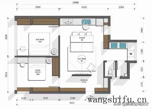 老破小区改造，传统两居，爆改的经典设计 旧房翻新 第10张 老破小区改造，传统两居，爆改的经典设计 旧房翻新 粉刷匠第10张