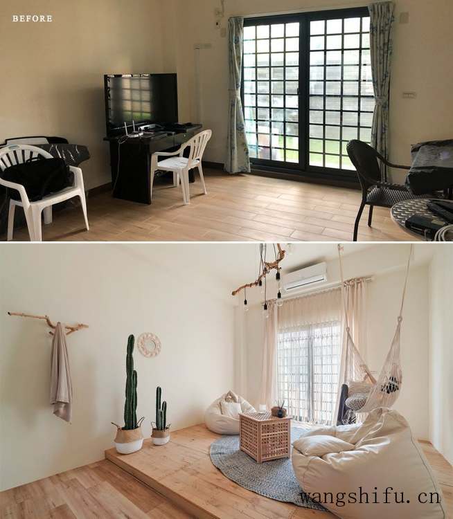 3个小姑娘回乡改造老房子，把家装成想要的样子，不做城市小房奴 旧房翻新 第14张 3个小姑娘回乡改造老房子，把家装成想要的样子，不做城市小房奴 旧房翻新 粉刷匠第14张