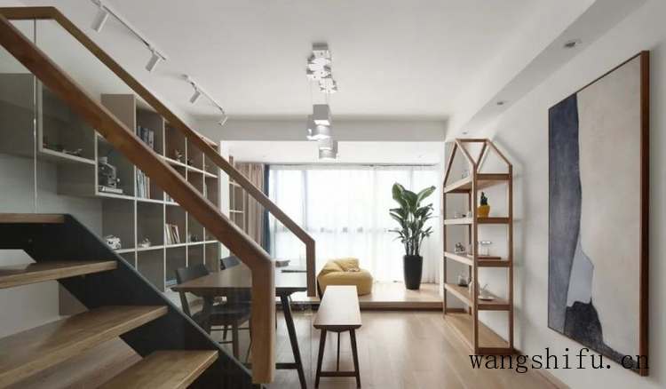 原木风、小复式、去客厅化、120m²小两居翻新，感觉比换房还值 旧房翻新 第5张 原木风、小复式、去客厅化、120m²小两居翻新，感觉比换房还值 旧房翻新 粉刷匠第5张