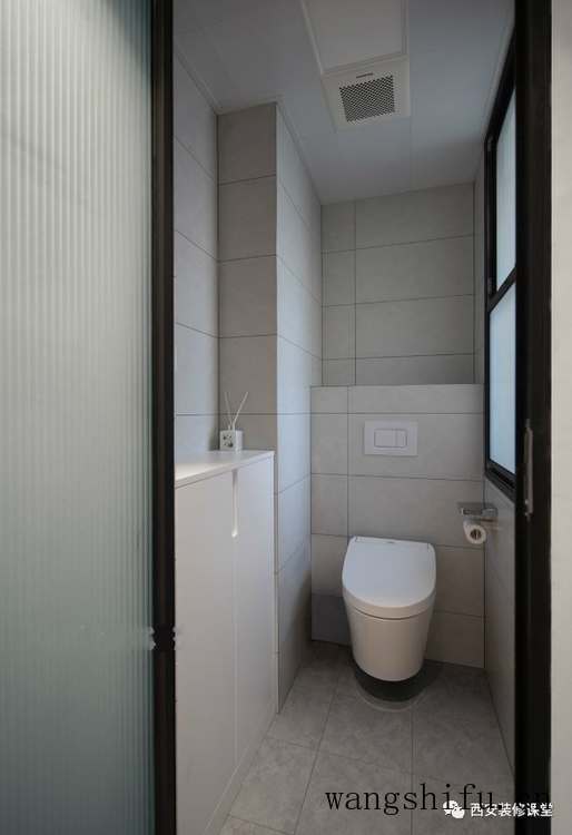 80㎡两室旧房翻新，时尚黑白灰 旧房翻新 第25张 80㎡两室旧房翻新，时尚黑白灰 旧房翻新 粉刷匠第25张