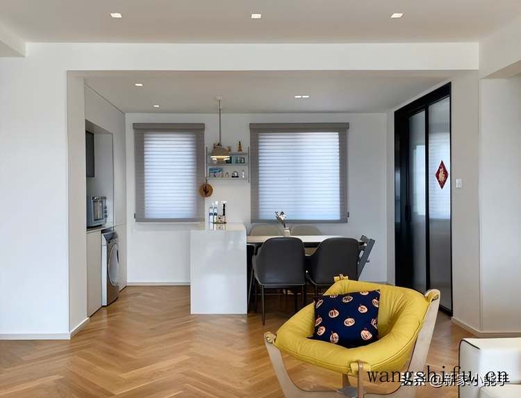 90平紧凑型三房，花心思设计，全屋极简舒适又漂亮，分享一下 旧房翻新 第9张 90平紧凑型三房，花心思设计，全屋极简舒适又漂亮，分享一下 旧房翻新 粉刷匠第9张