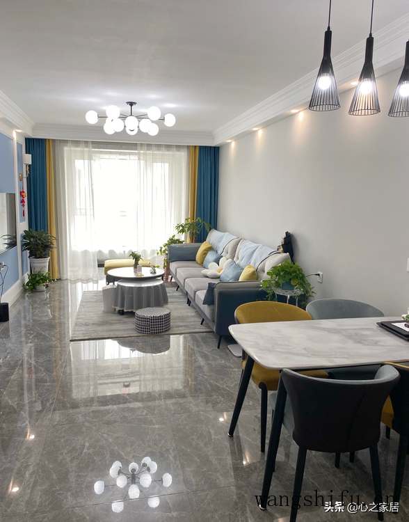 90㎡的房子装修简约实用，空间感宽敞明亮，卫生间三开门大气时尚 旧房翻新 第9张 90㎡的房子装修简约实用，空间感宽敞明亮，卫生间三开门大气时尚 旧房翻新 粉刷匠第9张