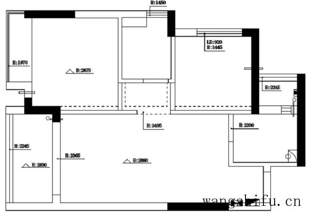 内套仅68㎡，全屋堪称“换脸式”装修，干净又清爽全屋都是风景 旧房翻新 第2张 内套仅68㎡，全屋堪称“换脸式”装修，干净又清爽全屋都是风景 旧房翻新 粉刷匠第2张