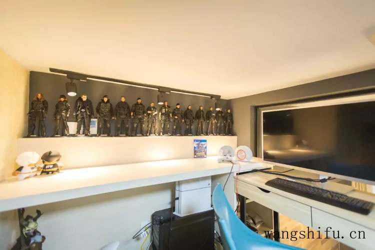 80平loft北欧风层高4.8米，撞色冲击视觉，20W花得值 旧房翻新 第13张 80平loft北欧风层高4.8米，撞色冲击视觉，20W花得值 旧房翻新 粉刷匠第13张