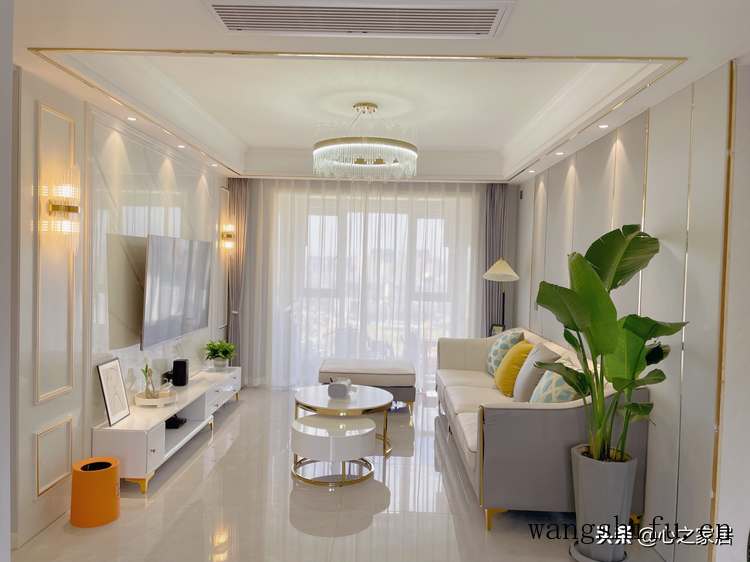 90㎡清新轻奢清爽的装修，打造浪漫温馨的美好生活，满满的幸福感（浪漫格调装修）