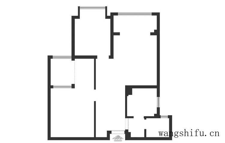 90㎡新房设计有创意，客厅主卧互换位置，装完后惊喜满满 旧房翻新 第2张 90㎡新房设计有创意，客厅主卧互换位置，装完后惊喜满满 旧房翻新 粉刷匠第2张