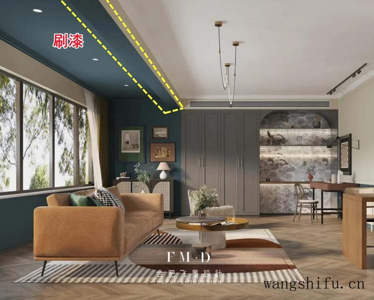 横梁砸不得，我想到5招“障眼法”化解，花钱少看上去舒服多了 旧房翻新 第4张 横梁砸不得，我想到5招“障眼法”化解，花钱少看上去舒服多了 旧房翻新 粉刷匠第4张