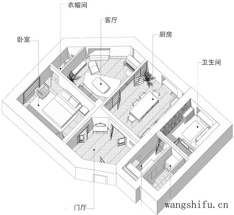 70㎡老破小完美逆袭，面积虽小功能齐全，颜值不输大户型 旧房翻新 第2张 70㎡老破小完美逆袭，面积虽小功能齐全，颜值不输大户型 旧房翻新 粉刷匠第2张
