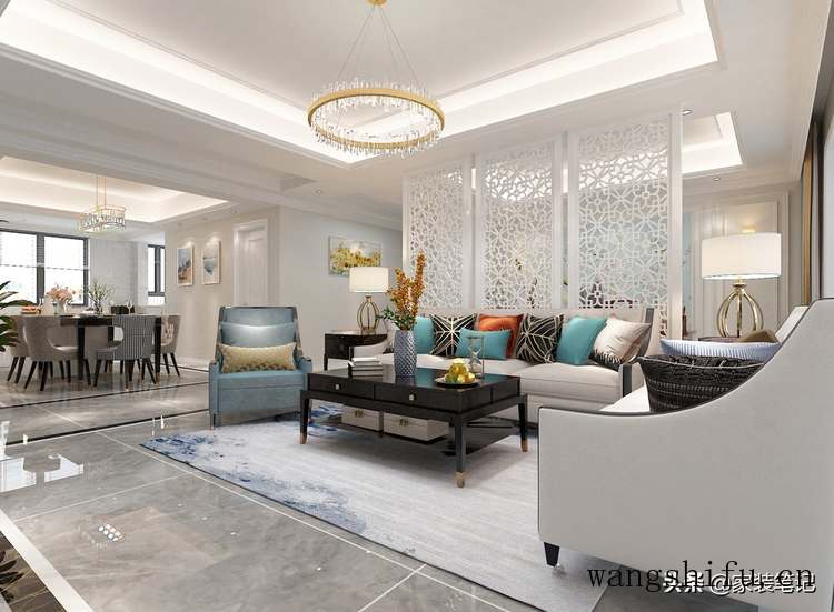 130㎡的家装简约美式，简洁有设计感，整体那叫一个高大上，很美 旧房翻新 第1张 130㎡的家装简约美式，简洁有设计感，整体那叫一个高大上，很美 旧房翻新 粉刷匠第1张