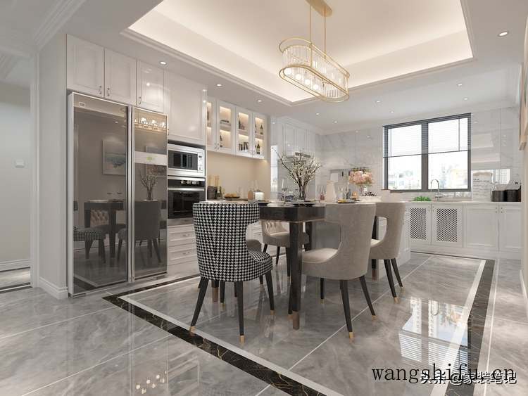 130㎡的家装简约美式，简洁有设计感，整体那叫一个高大上，很美 旧房翻新 第6张 130㎡的家装简约美式，简洁有设计感，整体那叫一个高大上，很美 旧房翻新 粉刷匠第6张