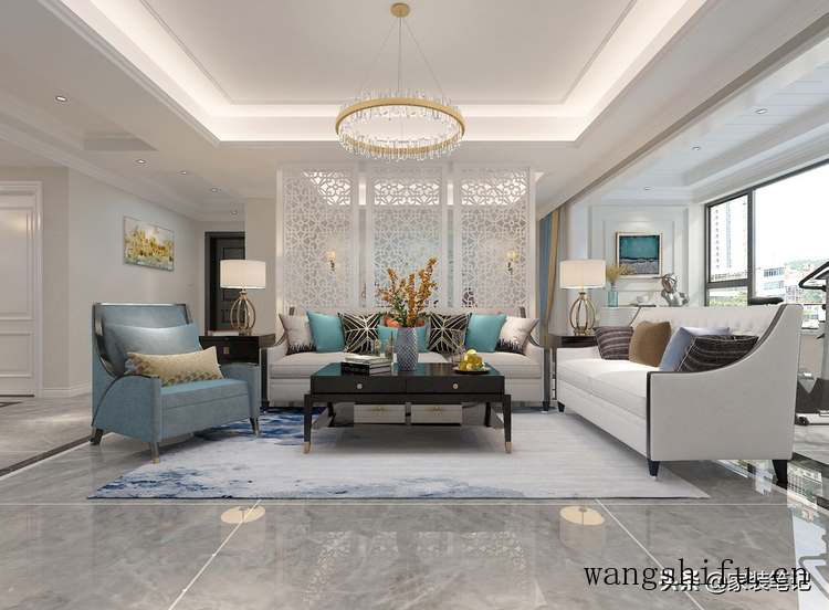 130㎡的家装简约美式，简洁有设计感，整体那叫一个高大上，很美 旧房翻新 第12张 130㎡的家装简约美式，简洁有设计感，整体那叫一个高大上，很美 旧房翻新 粉刷匠第12张