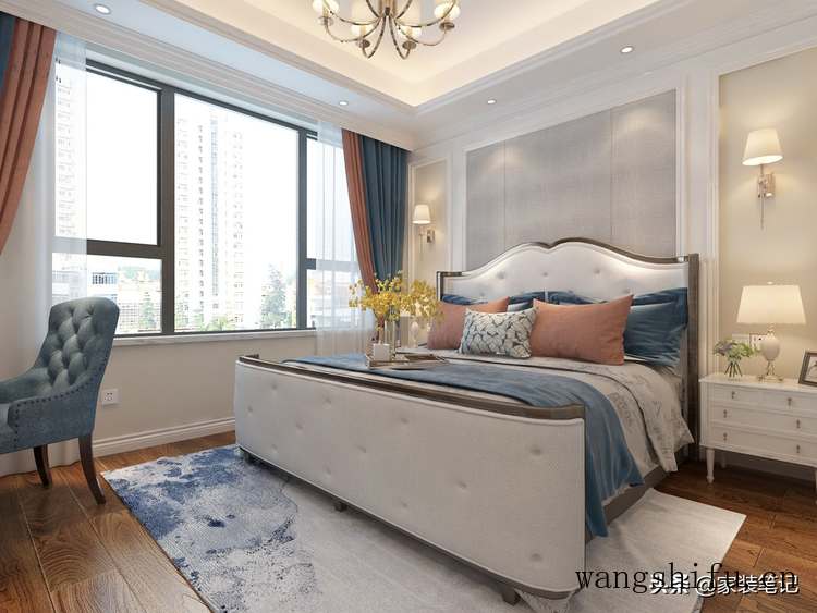 130㎡的家装简约美式，简洁有设计感，整体那叫一个高大上，很美 旧房翻新 第21张 130㎡的家装简约美式，简洁有设计感，整体那叫一个高大上，很美 旧房翻新 粉刷匠第21张