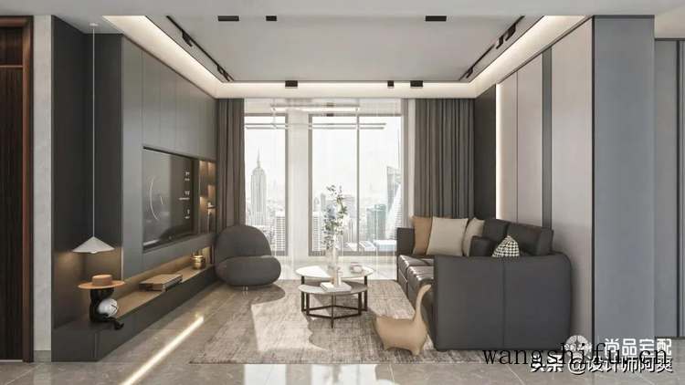 130㎡现代轻奢，真的从玄关美到浴室，看完走不动了 旧房翻新 第8张 130㎡现代轻奢，真的从玄关美到浴室，看完走不动了 旧房翻新 粉刷匠第8张