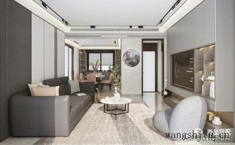 130㎡现代轻奢，真的从玄关美到浴室，看完走不动了 旧房翻新 第9张 130㎡现代轻奢，真的从玄关美到浴室，看完走不动了 旧房翻新 粉刷匠第9张