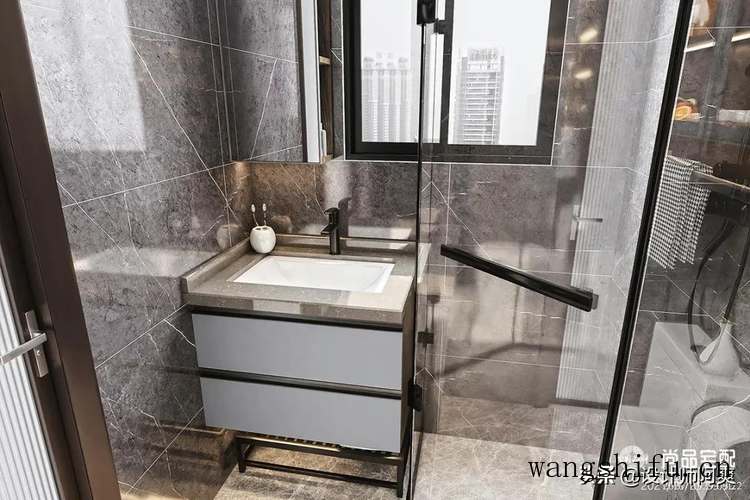 130㎡现代轻奢，真的从玄关美到浴室，看完走不动了 旧房翻新 第28张 130㎡现代轻奢，真的从玄关美到浴室，看完走不动了 旧房翻新 粉刷匠第28张