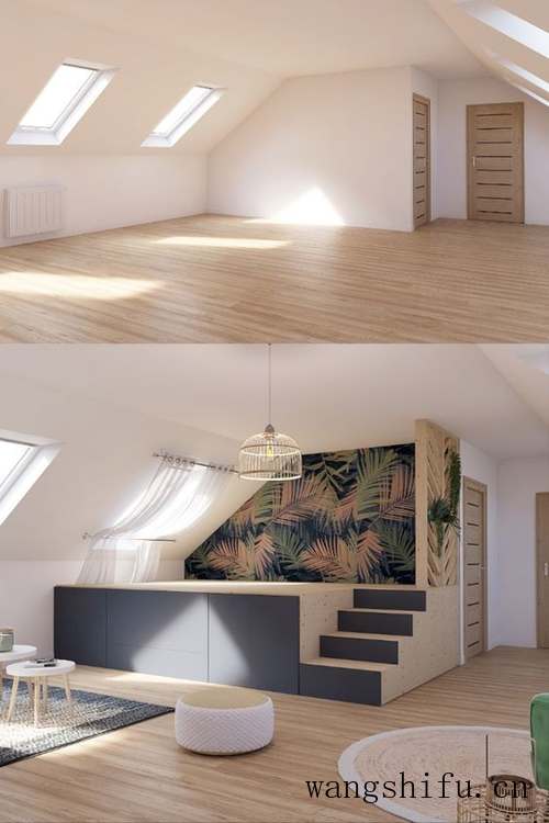 同是开发商白送的，我选顶层带阁楼，7种装法多7间房比露台划算 旧房翻新 第2张 同是开发商白送的，我选顶层带阁楼，7种装法多7间房比露台划算 旧房翻新 粉刷匠第2张