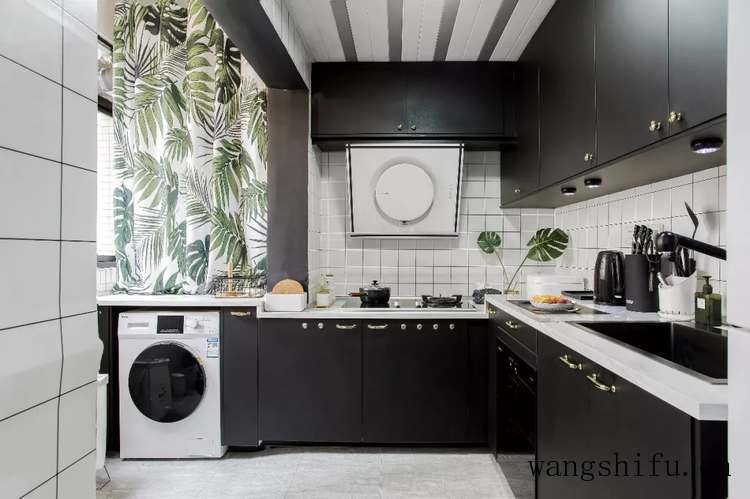 79㎡旧房改造，阳台打通纳入厨房，莫兰迪配色超高级 旧房翻新 第11张 79㎡旧房改造，阳台打通纳入厨房，莫兰迪配色超高级 旧房翻新 粉刷匠第11张