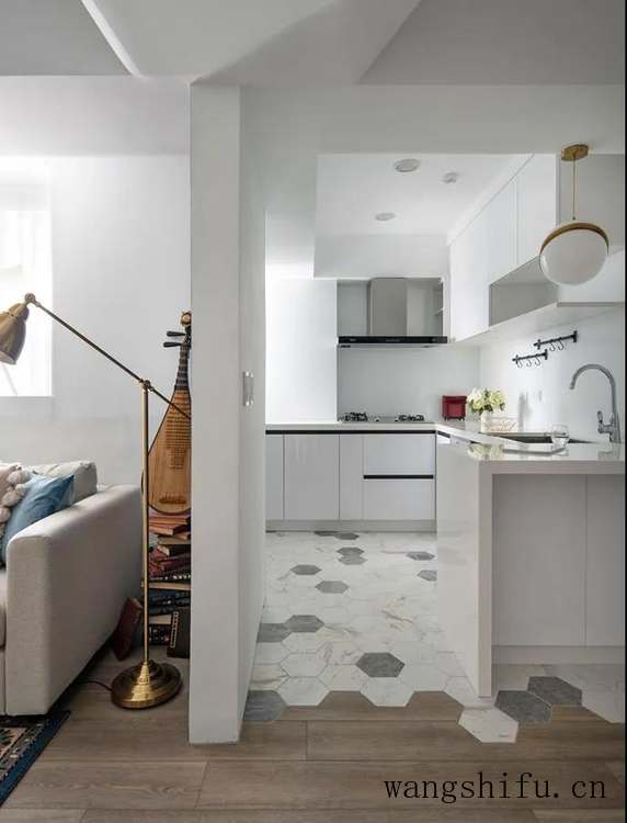 ​65㎡改造出3室2厅+小书房，清爽的北欧风，堪称小户型装修典范 旧房翻新 第12张 ​65㎡改造出3室2厅+小书房，清爽的北欧风，堪称小户型装修典范 旧房翻新 粉刷匠第12张