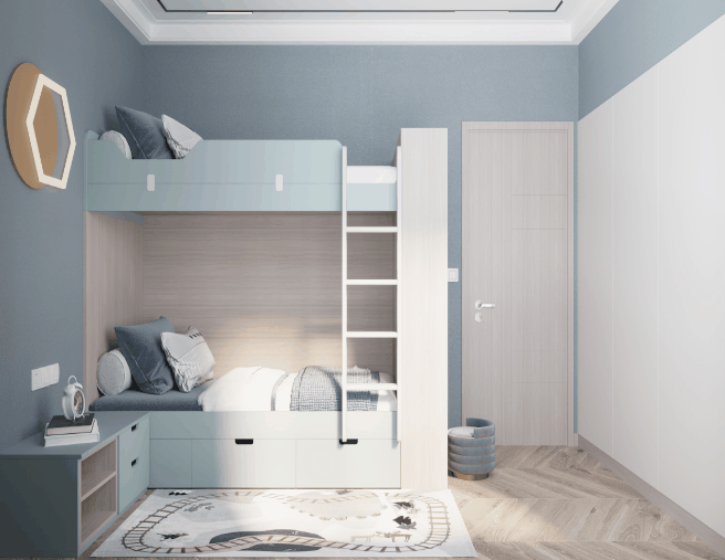 不愧是儿童房高配！人家装修都是按年龄阶段布局的 旧房翻新 第11张 不愧是儿童房高配！人家装修都是按年龄阶段布局的 旧房翻新 粉刷匠第11张