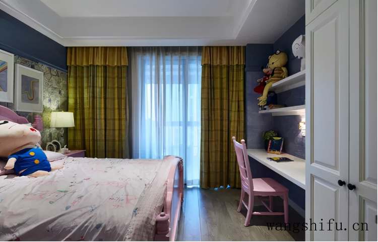 闺女要做一个精致、优雅的人，就从儿童房开始 旧房翻新 第1张 闺女要做一个精致、优雅的人，就从儿童房开始 旧房翻新 粉刷匠第1张