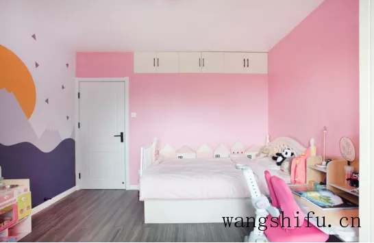 闺女要做一个精致、优雅的人，就从儿童房开始 旧房翻新 第3张 闺女要做一个精致、优雅的人，就从儿童房开始 旧房翻新 粉刷匠第3张