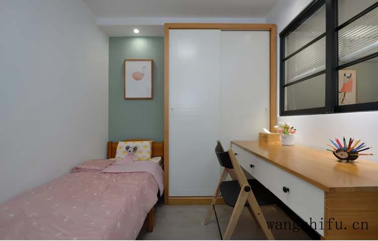 闺女要做一个精致、优雅的人，就从儿童房开始 旧房翻新 第7张 闺女要做一个精致、优雅的人，就从儿童房开始 旧房翻新 粉刷匠第7张