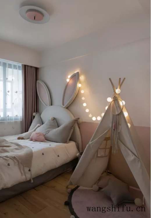 闺女要做一个精致、优雅的人，就从儿童房开始 旧房翻新 第8张 闺女要做一个精致、优雅的人，就从儿童房开始 旧房翻新 粉刷匠第8张