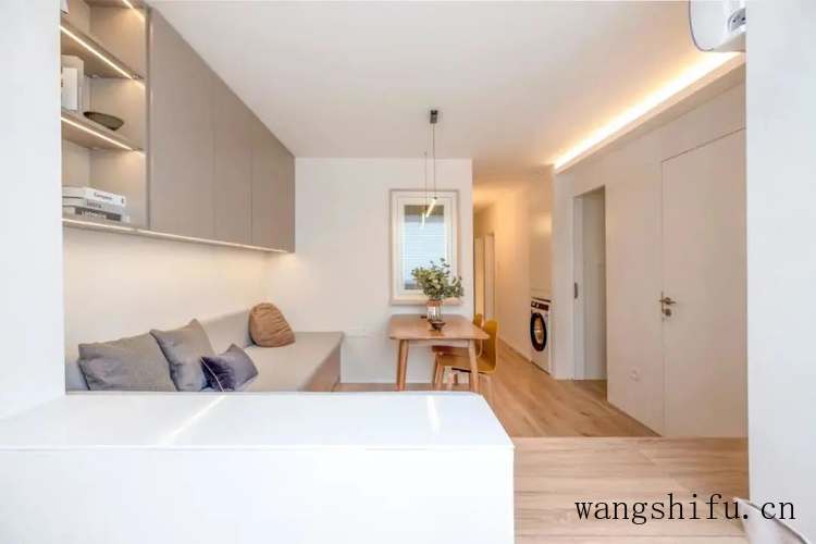 60㎡小户型榨出三室一厅，紧凑不拥挤，空间极致利用 旧房翻新 第3张 60㎡小户型榨出三室一厅，紧凑不拥挤，空间极致利用 旧房翻新 粉刷匠第3张