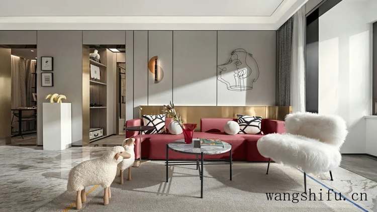 70㎡现代轻奢，时尚华丽的设计，低调温馨好高级 旧房翻新 第3张 70㎡现代轻奢，时尚华丽的设计，低调温馨好高级 旧房翻新 粉刷匠第3张