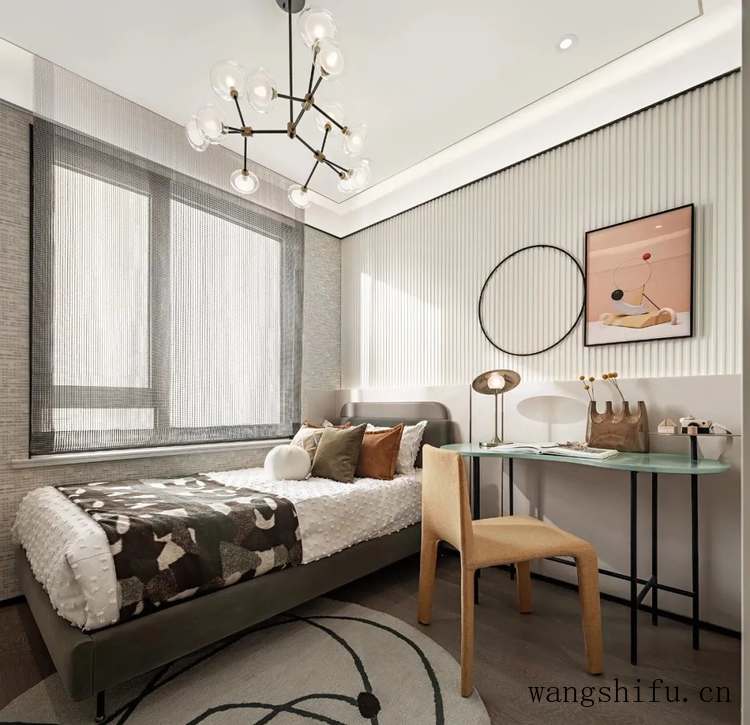 70㎡现代轻奢，时尚华丽的设计，低调温馨好高级 旧房翻新 第16张 70㎡现代轻奢，时尚华丽的设计，低调温馨好高级 旧房翻新 粉刷匠第16张