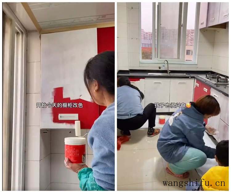 她用15小时时间，低预算改造自家脏旧厨房，让杂乱厨房变干净整洁