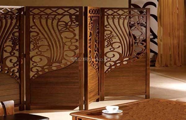 实木屏风
